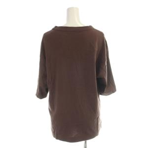 MARGARET HOWELL Tシャツ 2 茶 ブラウン 無地 ラウンドネック /AP