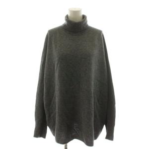 25AW Fineニュージーウール ハイネックプルオーバー ニット セーター 長袖 グレー 25080900705030
