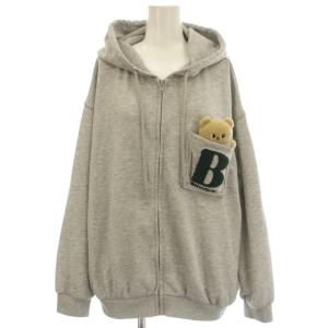 26SS HOME SHCT262097 BUTTERBEAR パーカー スウェット ジップアップ F