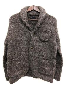 ニット カーディガン ウール ジャケット 3 グレー