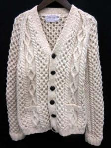 カーディガン ニット ベージュ