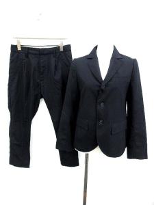 セットアップ スーツ ジャケット パンツ 紺 0