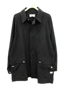 フォール リーフ コート FALL LEAF COAT ステンカラー M 黒