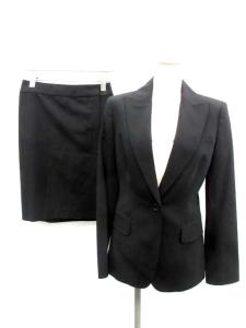 セットアップ スーツ ジャケット パンツ スカート 3点セット 40 黒