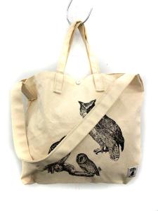 OWL coen トートバッグ ショルダー 2WAY キャンバス アイボリー