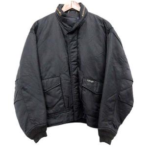 ナイロン ジャケット ディビジョン 中綿 ブルゾン L 黒