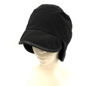 フライトキャップ 帽子 L 黒