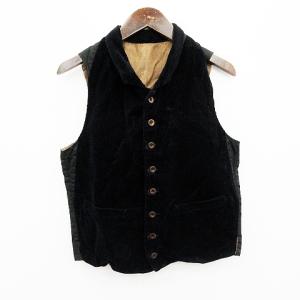 ベスト コーデュロイ 38 紺 ネイビー