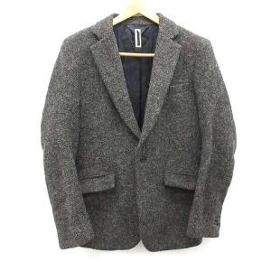 テーラードジャケット シングル 総裏地 ウール 5 グレー