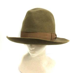 ハット リボン グレージュ