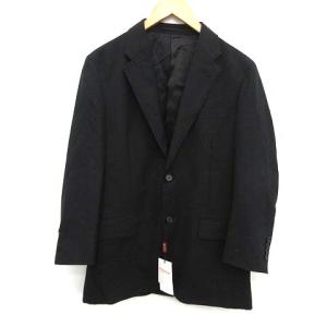 ジャケット テーラード シングル ウール 44 ブラック