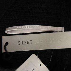 SILENT DAMIR DOMA カーディガン ニット 長袖 カシミヤ アンゴラ混 M 黒 ブラック
