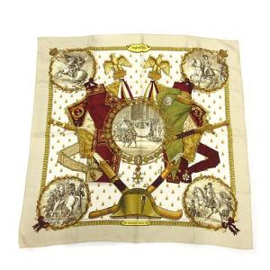 スカーフ カレ90 NAPOLEON ナポレオン シルク