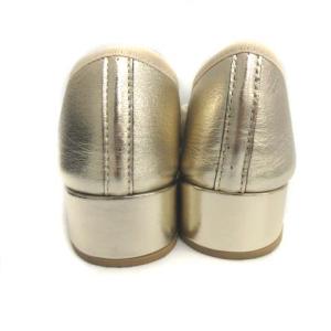 Repetto 37.5 23.7cm バレエシューズ フラット Camille Ballerina Agneau metal Bulle