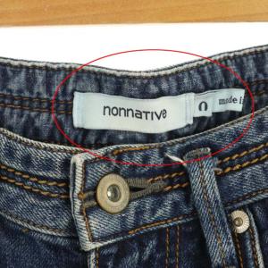 nonnative アンクルカットデニムパンツ 0 ブルー