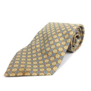 アナグラム 総柄シルクネクタイ ベージュ