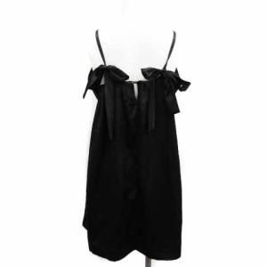 Maison Kitsuné キャミソールドレス ブラック