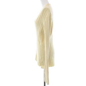 DOLCE&GABBANA カシミヤVネックリブニットセーター アイボリー