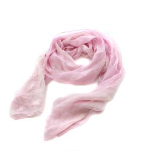 Gロゴ総柄シルクストール ピンク