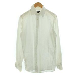 GOLD 長袖コットンシャツ ホワイト