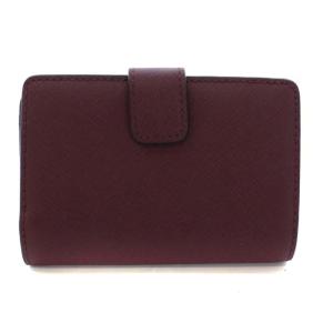 MICHAEL KORS ロゴプレート二つ折り財布 パープル