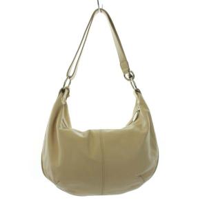 FURLA ワンショルダーバッグ ロゴ プレート レザー ベージュ