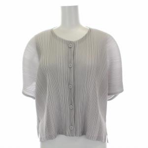 19AW プリーツシャツ 3 ライトグレー