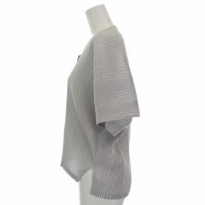 PLEATS PLEASE ISSEY MIYAKE 19AW プリーツシャツ 3 ライトグレー