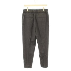 BRUNELLO CUCINELLI テーパードパンツ センタープレス フリンジ I42 グレー