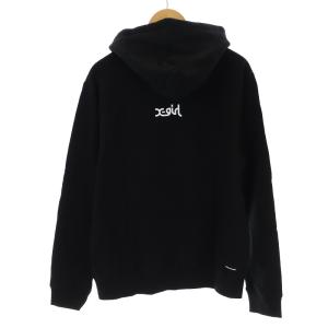 F.C.Real Bristol ×X-girl FCRB-212118 プルオーバーパーカー プリント M ブラック