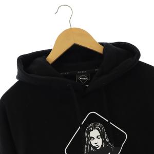 F.C.Real Bristol ×X-girl FCRB-212118 プルオーバーパーカー プリント M ブラック