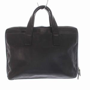 LANVIN ビジネスバッグ ブリーフケース レザー 黒 ブラック