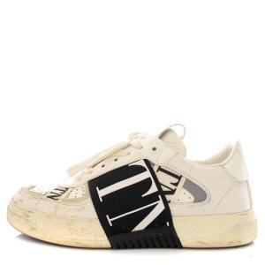 VALENTINO GARAVANI カーフスキンリボン スニーカー TTV66W26 35 23cm 白 ホワイト