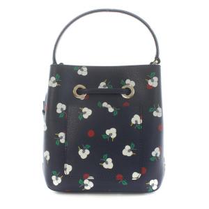 kate spade new york エヴァ Eva ハンドバッグ ショルダーバッグ 2way レザー 花柄 プリント 紺 ネイビー