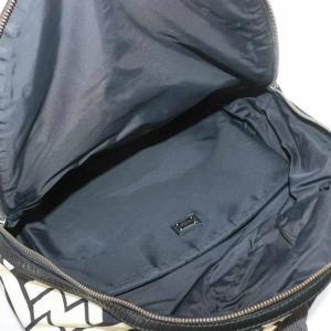 DOLCE&GABBANA リュックサック デイパック ナイロン 総柄 白 ホワイト 黒 ブラック