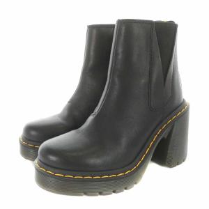 Dr.Martens SPENCE チェルシー ブーツ サイドゴアブーツ ショートブーツ レザー チャンキーヒール ハイヒール ステッチ UK3