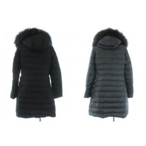 TATRAS ロビニア ROBINIA ダウンコート リバーシブル 2 ブラック グレー LTA18A4635