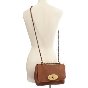 Mulberry ショルダーバッグ 2WAY レザー チェーン 茶