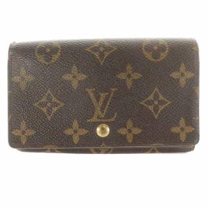 モノグラム ポルトモネ ビエ トレゾール 財布 二つ折り L字ファスナー 茶 ブラウン M61730