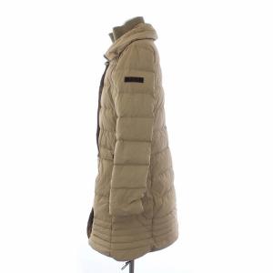 TATRAS ロングダウンコート アウター スタンドカラー フェイクレイヤード 3 L ベージュ LTA-4219