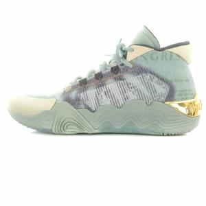 KAWHI 2 NEW MONEY スニーカー ローカット 総柄 US7.5 グリーン