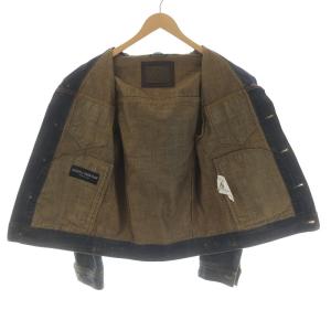 DOLCE&GABBANA ヴィンテージ デニムジャケット ジージャン Gジャン ダメージ加工 44 XS インディゴ TDS70/8510 EC