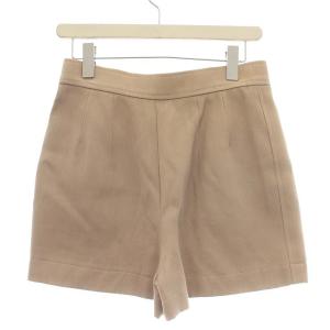HERMES ショートパンツ キュロット 金ボタン 40 M ベージュ