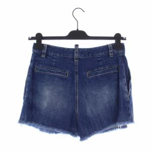 DSQUARED2 デニムショートパンツ ジーンズ フリンジ 40 L 青 ブルー
