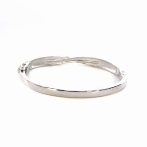 SWAROVSKI ブレスレット バングル ラインストーン シルバー色