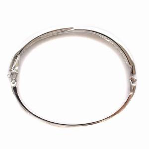 SWAROVSKI ブレスレット バングル ラインストーン シルバー色