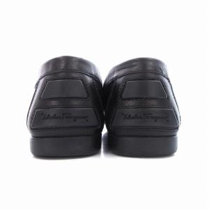 Salvatore Ferragamo ローファー ガンチーニ  レザー 4.5 22.0cm 黒 ブラック