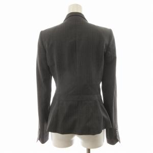 BURBERRY BLACK LABEL テーラードジャケット シングル ロゴボタン 40 M グレー