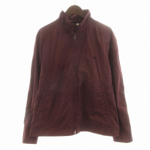 ナイロンジャケット ハイネック 裏地チェック LL 赤 レッド