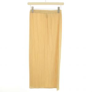 PLEATS PLEASE ISSEY MIYAKE イッセイミヤケ スカート ロング マキシ プリーツ イージー 2 M ベージュ